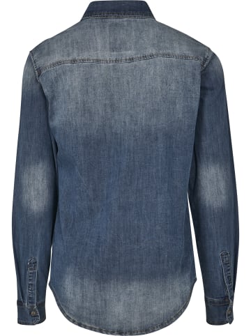 Long Sleeve Shirt in blue washed