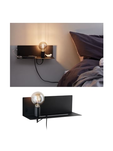 Wandleuchte mit Ablage Devara E27 max. 40W