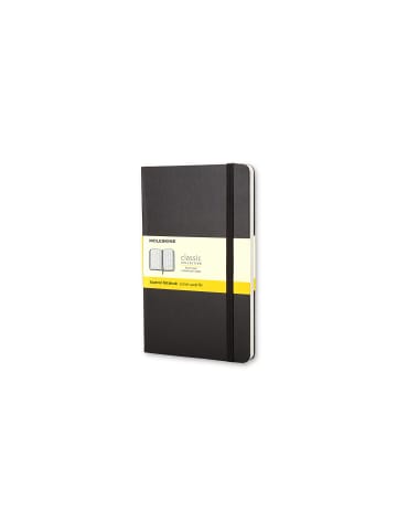 Notizbuch mit festem Einband, 70g-Papier, Kariert "Classic" in Schwarz