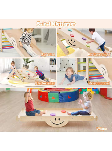 Klettergerüst 5in1 Indoor in Bunt