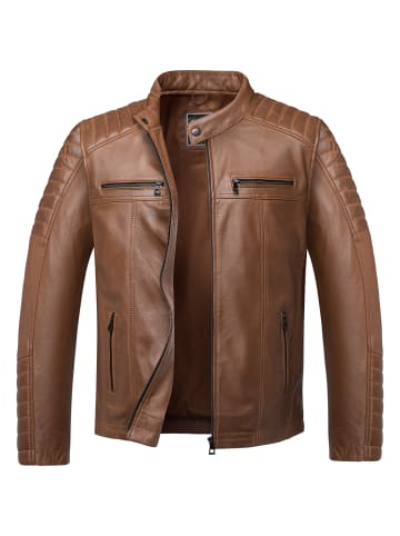 Lederjacke Ventura in Cognac