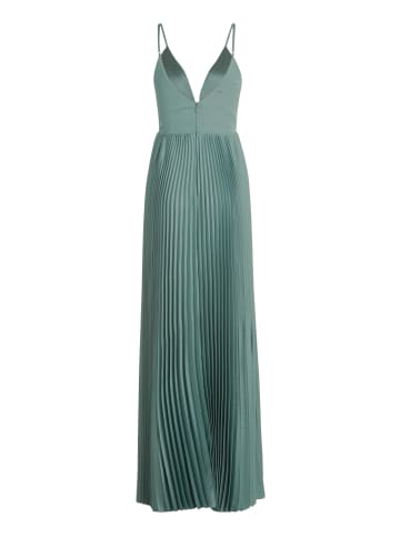 Chiffonkleid mit V-Ausschnitt in Cloudy Sky