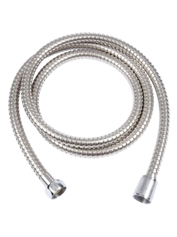 Duschschlauch aus Edelstahl, elastisch in Silber, 150–180 cm