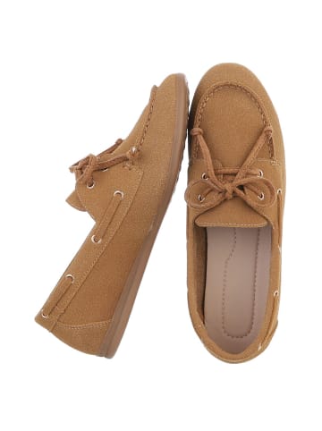 Halbschuh in Camel