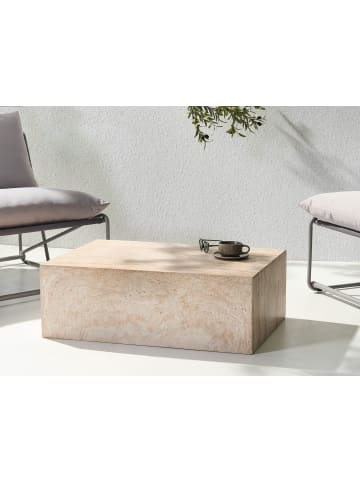 Couchtisch NOBRES in Beige - (W) 66 x (H) 30 x (L) 90 cm