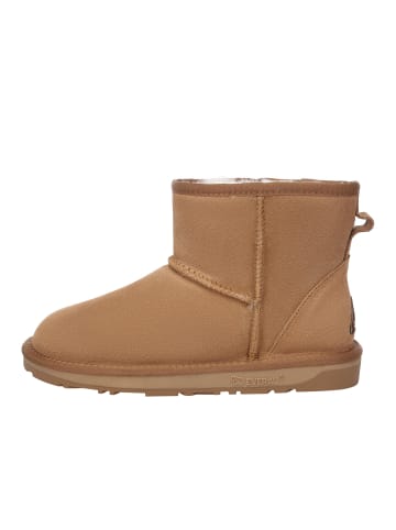 Mini Classic Stiefel Emu Nappa in Kastanie