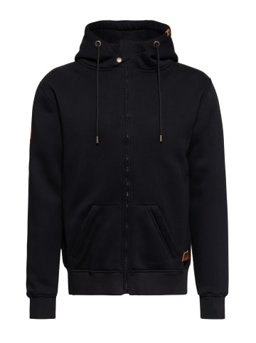 King Kerosin Outdoor Sweatjacke K.K. Adventure Gear in schwarz