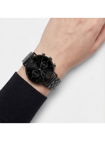 Armbanduhr Small Modern Chronograph in schwarz