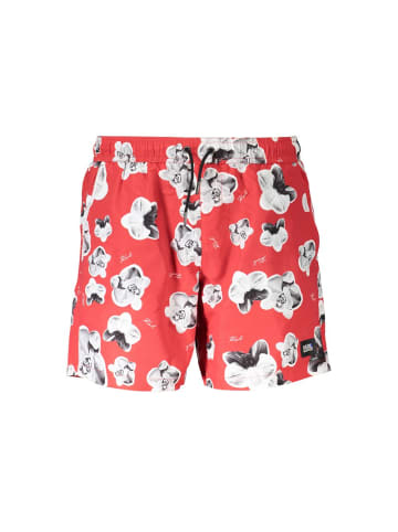 Rot Polyester Herren Bade Trunk