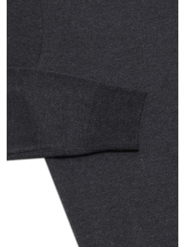 Herren Pullover in Dunkelgrau Melange