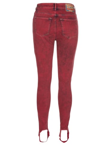 Slim Fit Jeans für Damen in rot