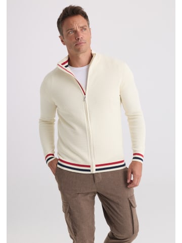 Strickjacke in Ecru