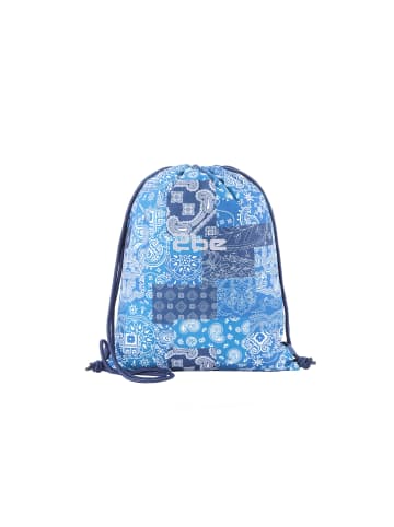 Sportbeutel in blau-weiss