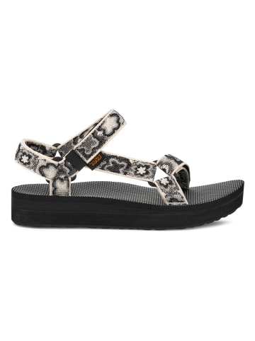 Sandalen Midform Universal in neon floral black/white