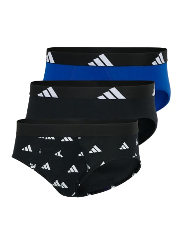 Slip 3er Pack in Schwarz/Weiß/Blau