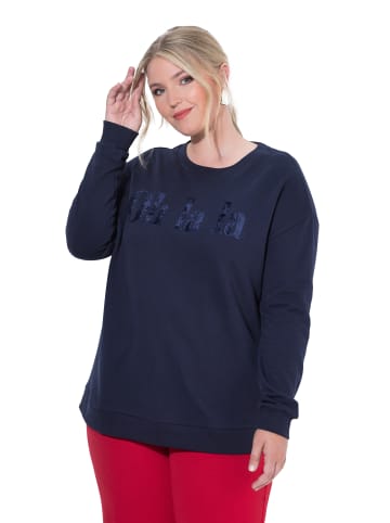 Sweatshirt in dunkles marine