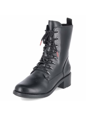 Schnürstiefeletten in schwarz