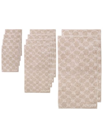 Handtuch 10er Pack in Beige