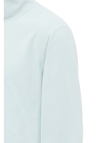 Herren Fleecepullover in Blasses Türkis