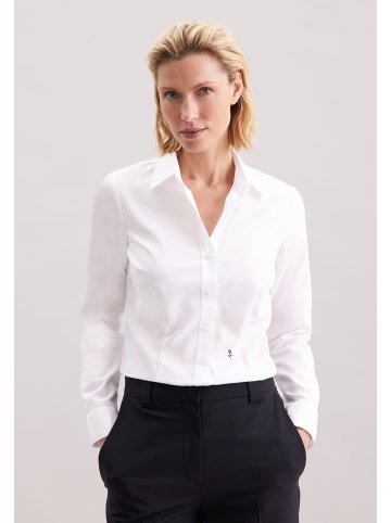 Hemdbluse Slim in Weiß