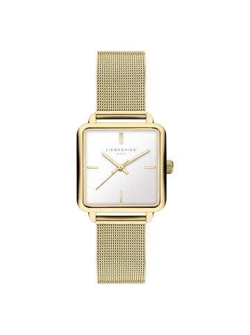 Armbanduhr Modern Mesh in gold
