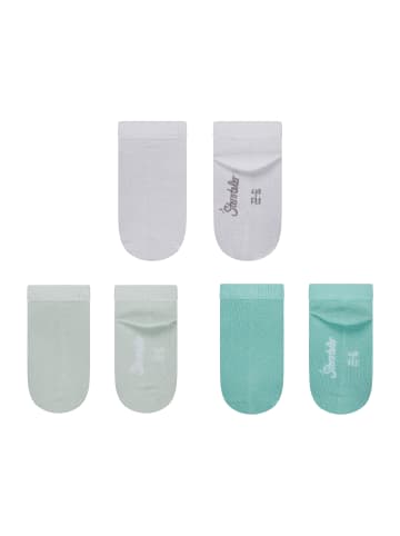 Sneaker Socken 3er-Pack uni in leuchtmint