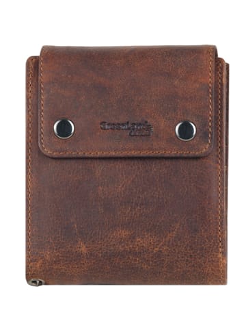 Montana Geldbörse II Leder 10,5 cm natur