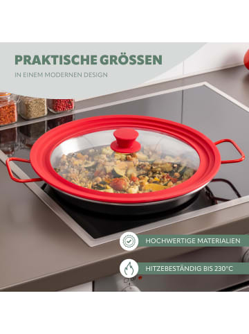 Universal-Glasdeckel Silikonrand 30/32/34 cm