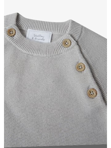 Strick-Overall in grey