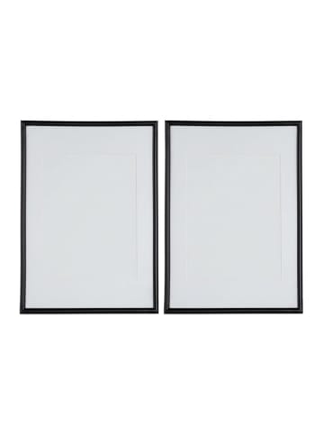2x Bilderrahmen A4 in Schwarz