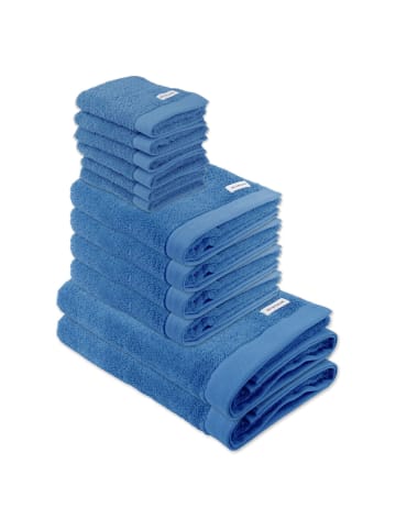 Handtuch 12er Pack in Blau