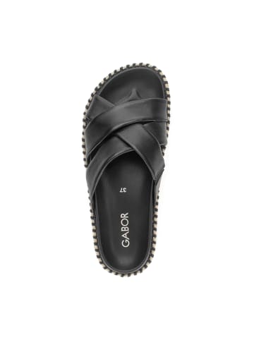 Espadrilles Pantoletten in Schwarz