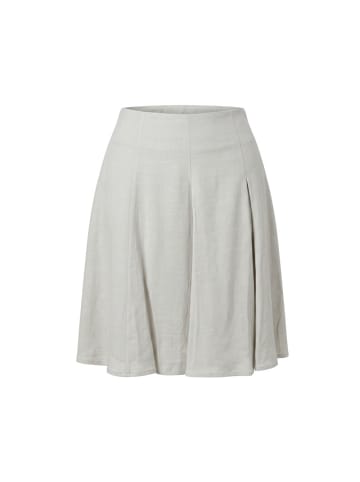 Beige Viskose Damen Rock