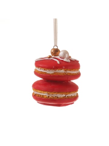Baumschmuck Macaron Keks Anhänger in rot