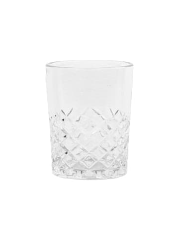 Lorient Glas mit Diamantenschliff in klar