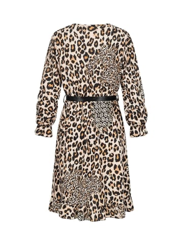 Day Dress in beige/black
