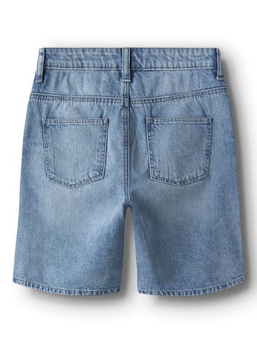 Jeansshorts in Light Blue Denim