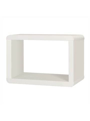 Beistelltisch "Atlanta" in Weiß - (B)64 x (H)43 x (T)38cm