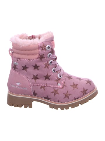 Schnürstiefel Mit Tex-Membran in rosa