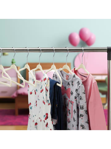 30er-Set: Kinderkleiderbügel in Beige