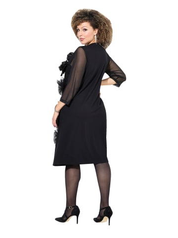 Midikleid in schwarz