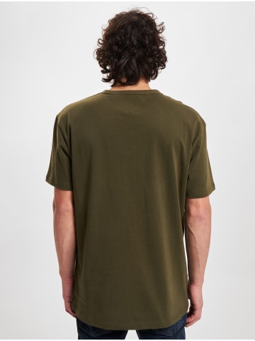 T-Shirt in drab olive green