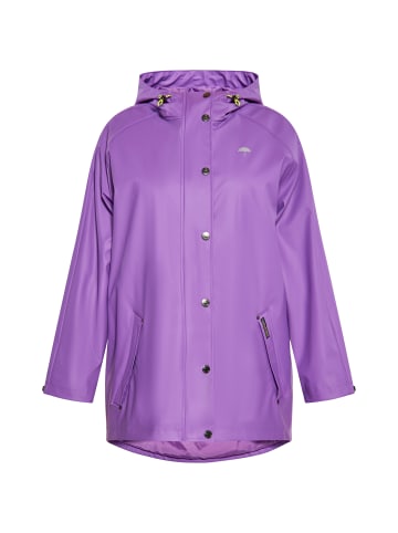 Damen Plus Size Regenmantel in Lila