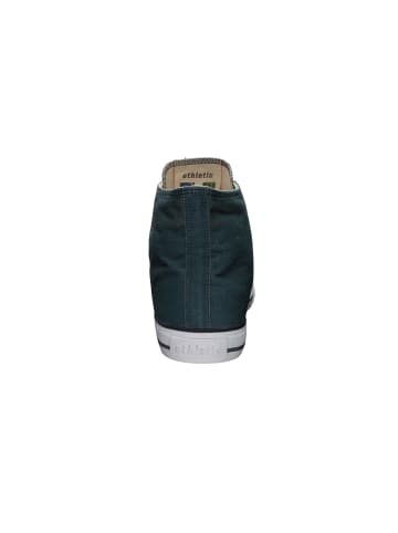 Canvas Sneaker White Cap Hi Cut in Fir Tree Green P | Just White