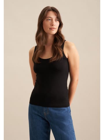 Tanktop Regular in Schwarz
