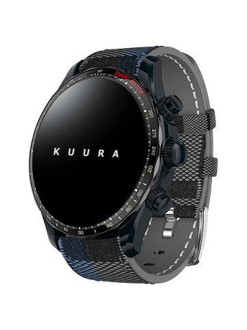 Smartwatch FM1 V3 in Schwarz