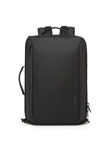 Wozinsky Premium 15,6'' Laptop-Rucksack/Tasche mit Riemen - Schwarz in Schwarz