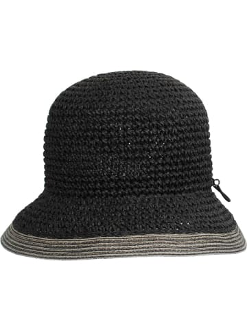 Strohhut in schwarz