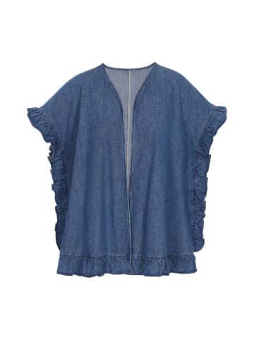 Women Jacket in Blue Grey