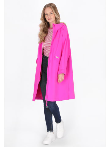 Women Coat in magenta pink